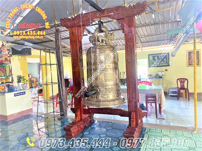 đúc chuông đồng 500kg cho chùa hiệp thành tây ninh