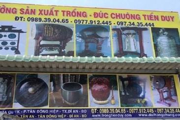 GIỚI THIỆU TỔNG QUAN VỀ CƠ SỞ SẢN XUẤT TRỐNG CHUÔNG MÕ TIẾN DUY