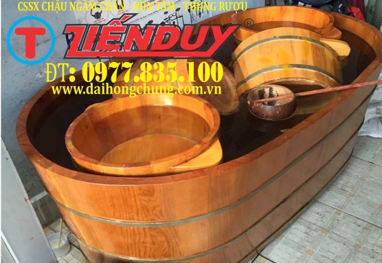 BÁN BỒN TẮM GỖ SỒI