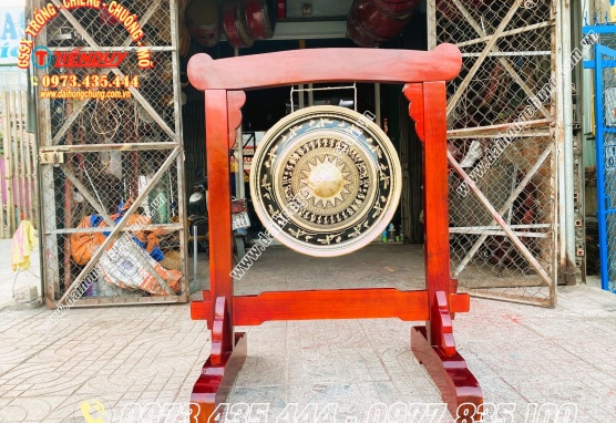 Bán Chiêng 60cm Hoa Văn Trống Đồng