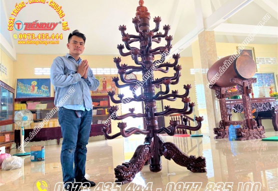 BÁN ĐÈN DƯỢC SƯ GỖ