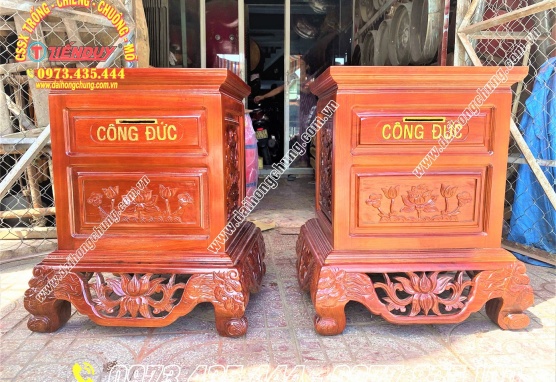 Bán Hòm Công Đức Gỗ Căm Xe