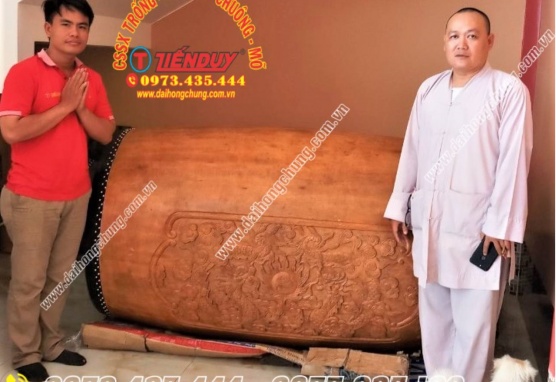 Bán Trống Chùa Nguyên Khối Gỗ