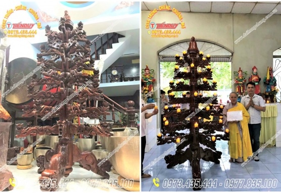 ĐÈN DƯỢC SƯ GỖ