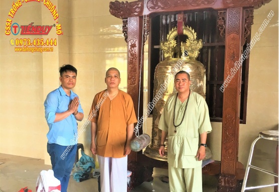 ĐÚC CHUÔNG CHÙA 400KG