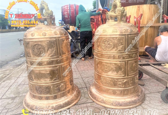 ĐÚC CHUÔNG ĐỒNG NẶNG 200KG