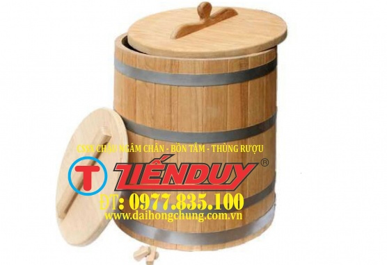 THÙNG ĐỰNG GẠO GỖ