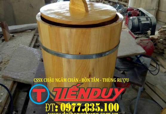 THÙNG GỖ ĐỰNG GẠO