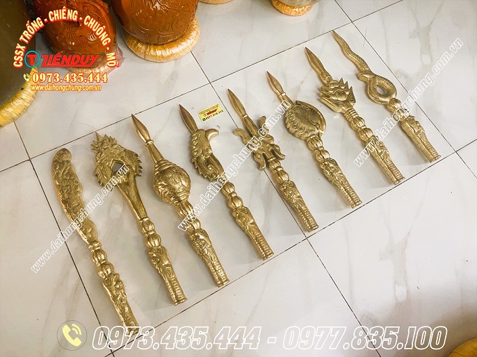 bát bửu binh khí bằng đồng
