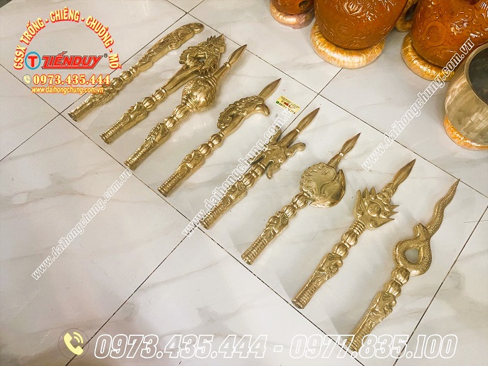 bát bửu binh khí bằng đồng