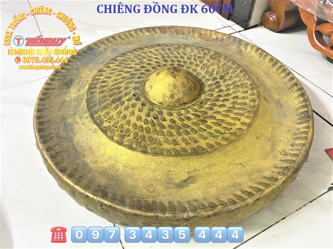 bán chiêng đồng 60cm