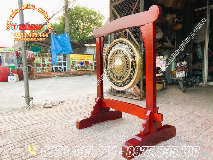 giá chiêng 60cm hoa văn trống 