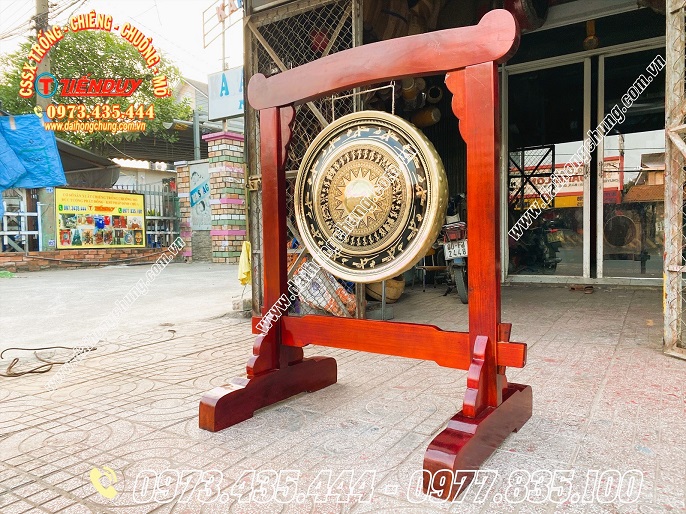 mua chiêng 60cm hoa văn trống đồng