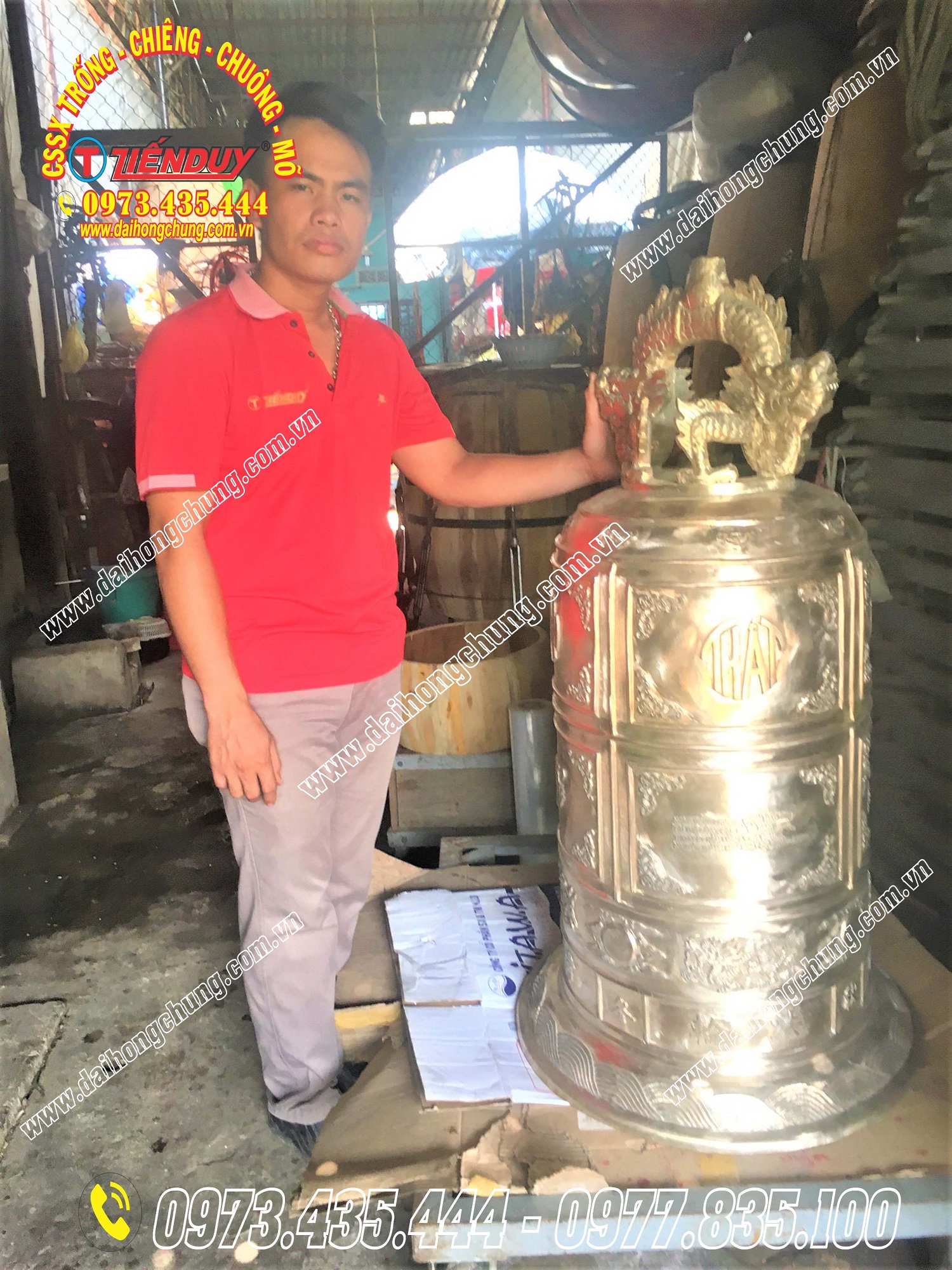 bán chuông chùa 150kg tại sài gòn