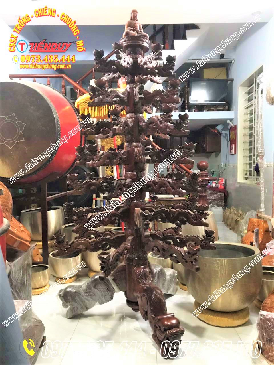 nghi thức đốt đèn cúng phật