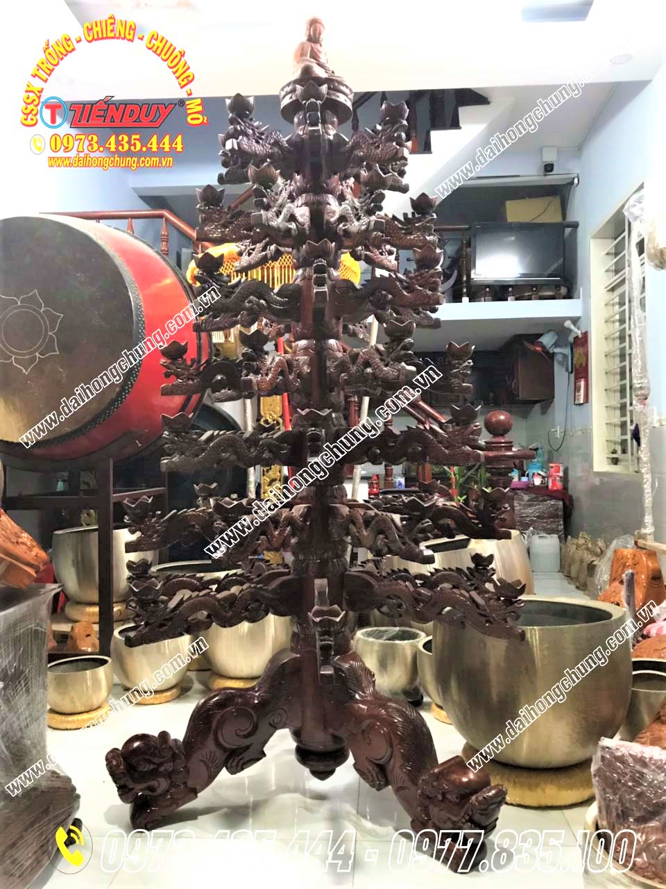 thắp đèn cúng phật