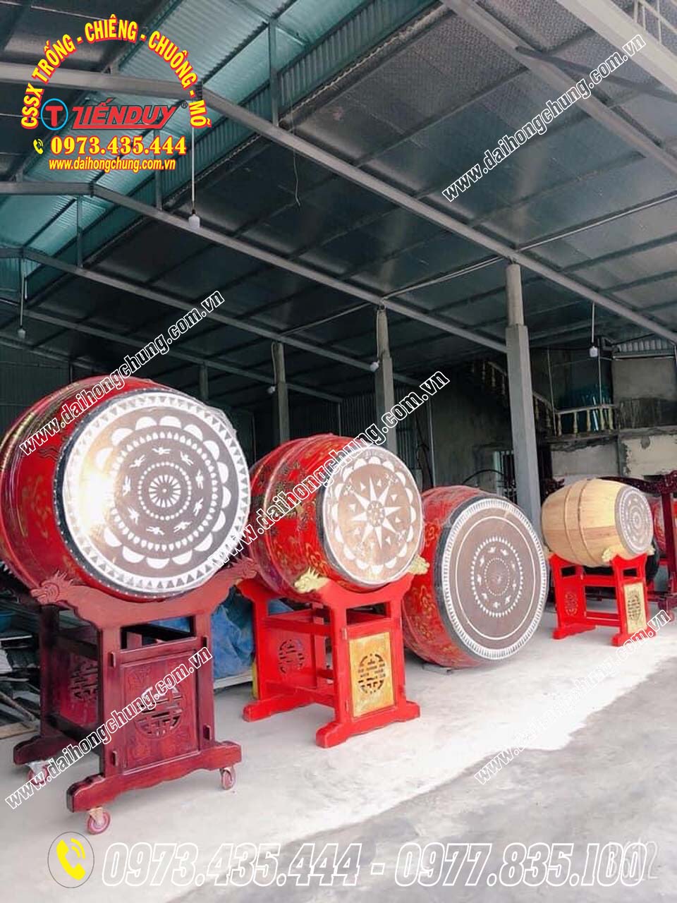 địa chỉ sản xuất trống trường học