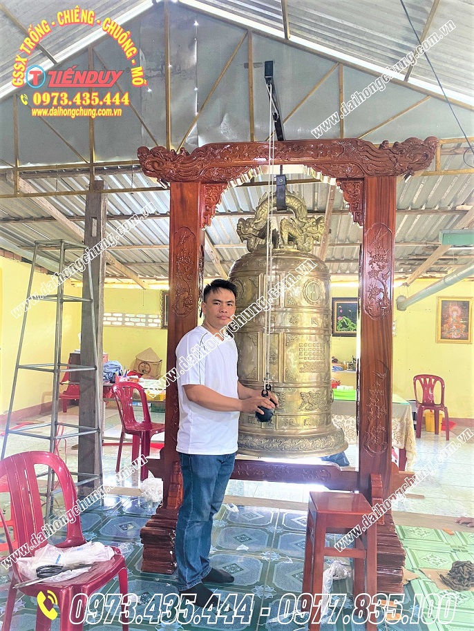 đúc chuông đồng 500kg